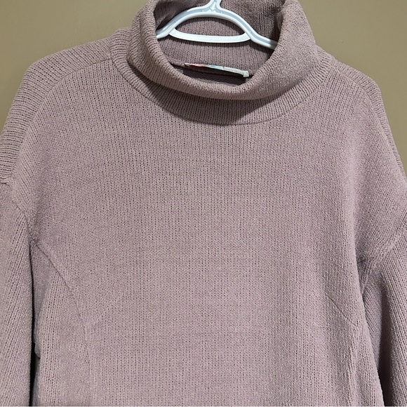 Free People FP Beach Ronda Tunic Sweater, Mock Neck size S oversized fit - Picture 10 of 11